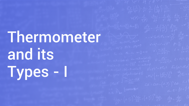 thermometer and its types